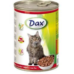 DAX Cat Hov�dzie � k�sky v om��ke pre dospel� ma�ky 415 g